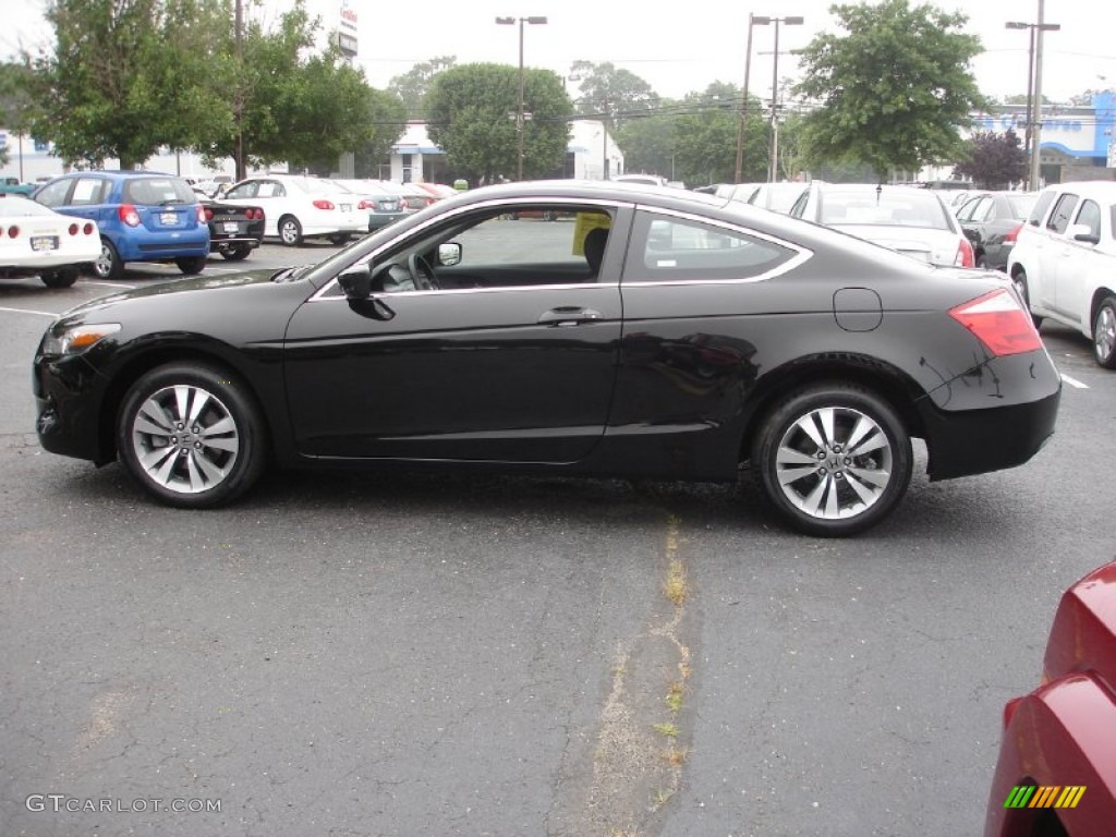 Crystal Black Pearl 2010 Honda Accord EX Coupe Exterior Photo #50450210