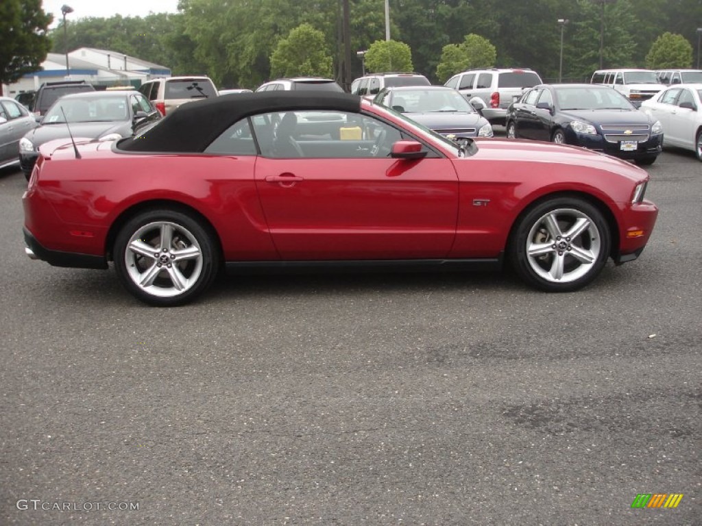 Red Candy Metallic 2010 Ford Mustang GT Premium Convertible Exterior Photo #50450580