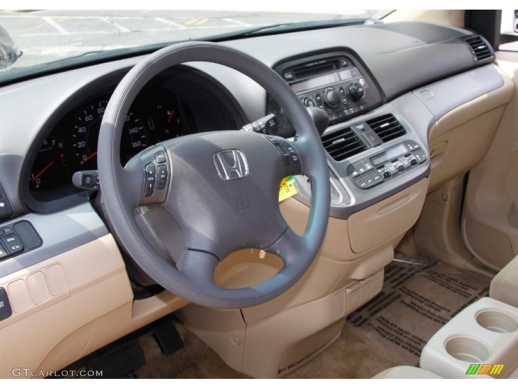 2010 Honda Odyssey EX Beige Dashboard Photo #50450888