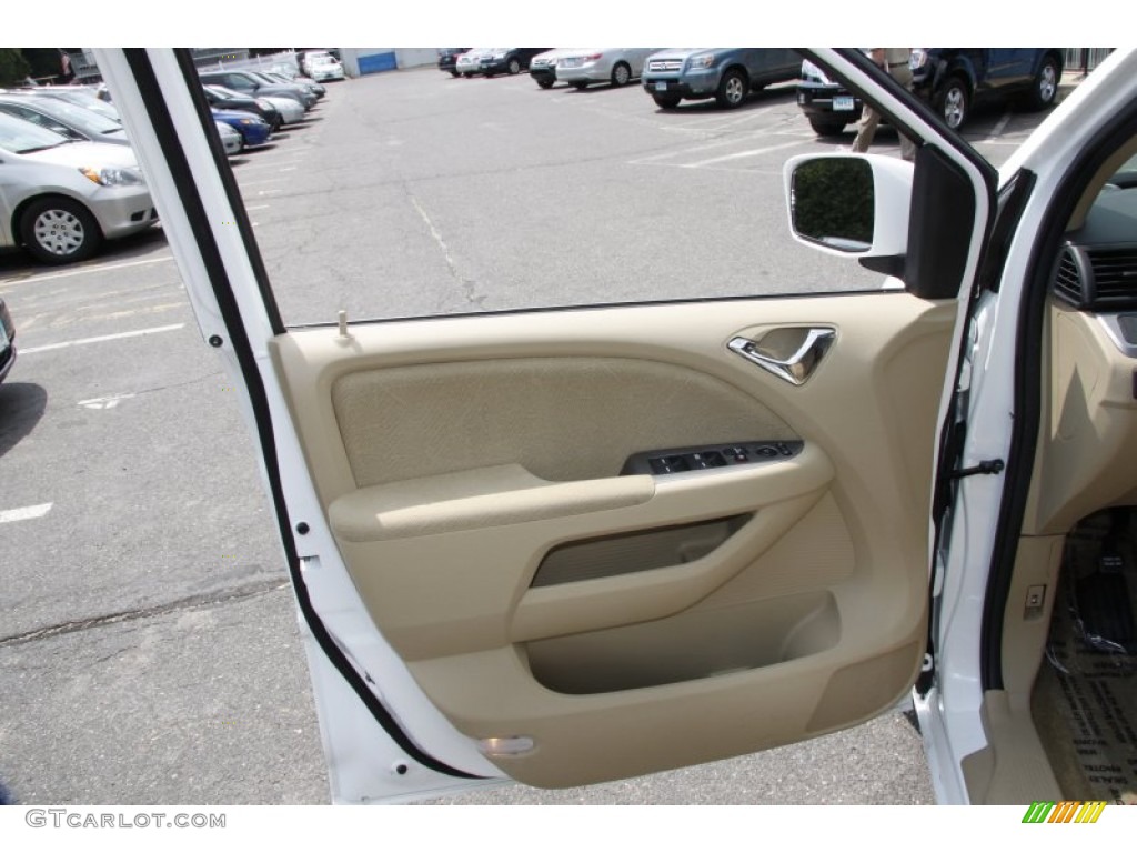 2010 Honda Odyssey EX Beige Door Panel Photo #50450905