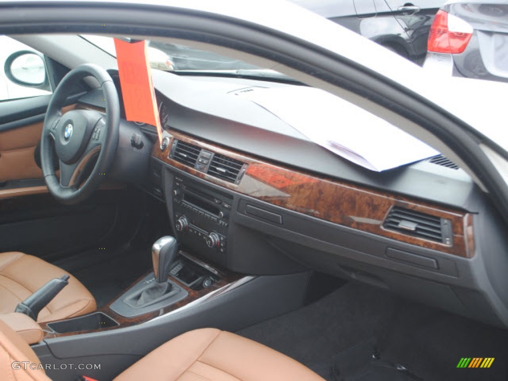 2008 3 Series 328i Coupe - Alpine White / Saddle Brown/Black photo #3