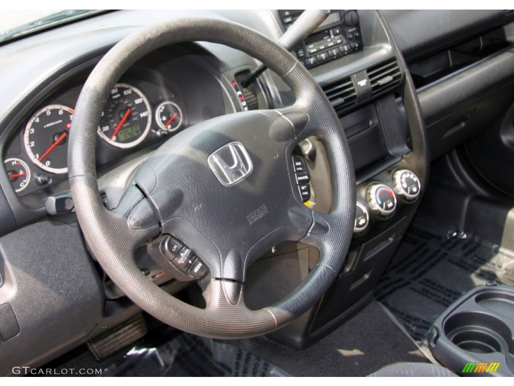 2006 CR-V EX 4WD - Silver Moss Metallic / Black photo #13