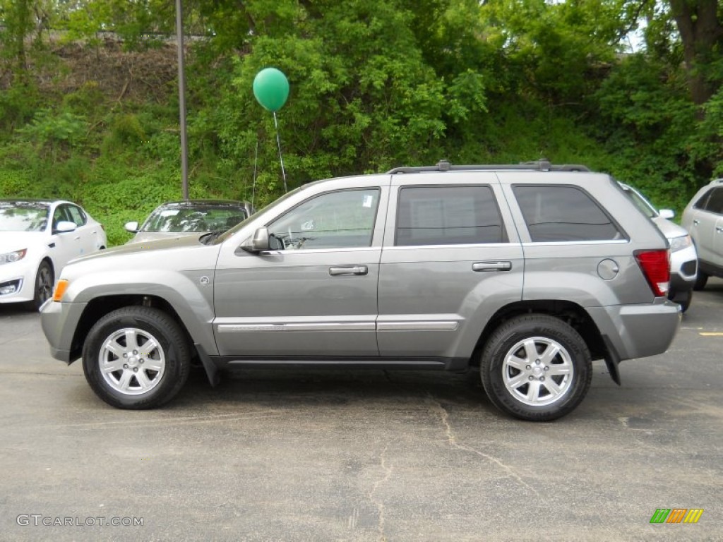 2008 Grand Cherokee Limited 4x4 - Mineral Gray Metallic / Dark Khaki/Light Graystone photo #14