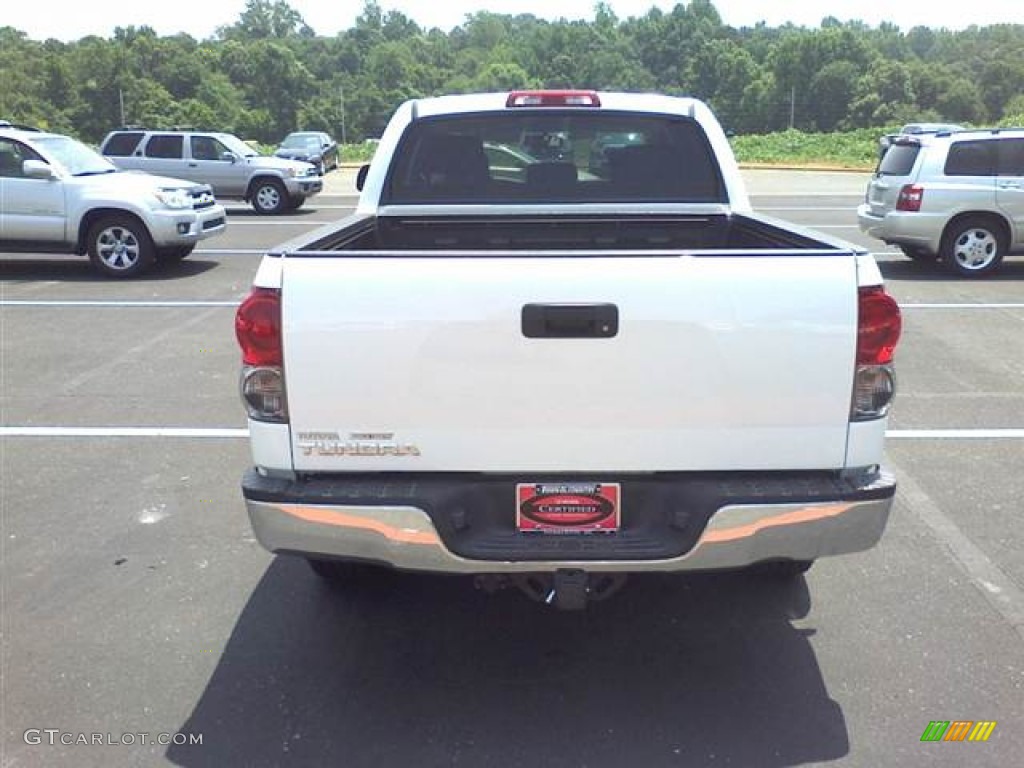 2007 Tundra Limited CrewMax - Super White / Red Rock photo #3