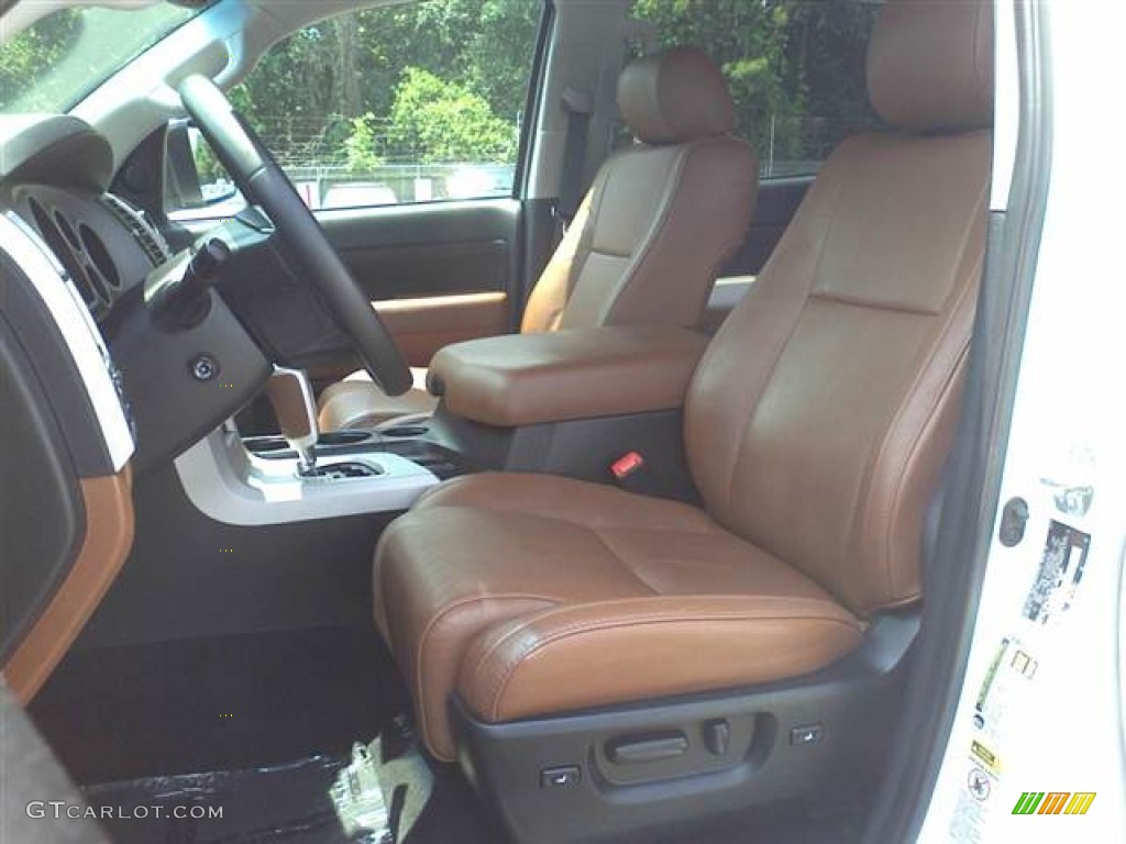 Red Rock Interior 2007 Toyota Tundra Limited CrewMax Photo #50452730