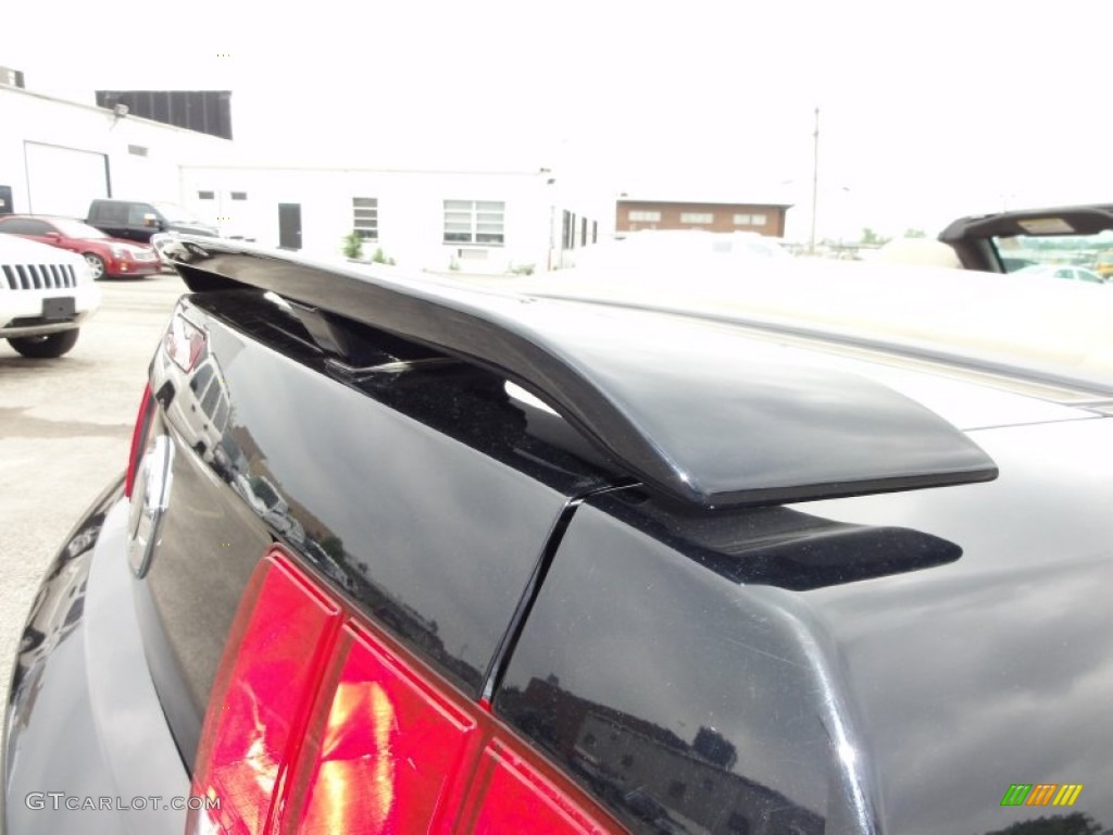 2006 Mustang GT Premium Convertible - Black / Light Parchment photo #25