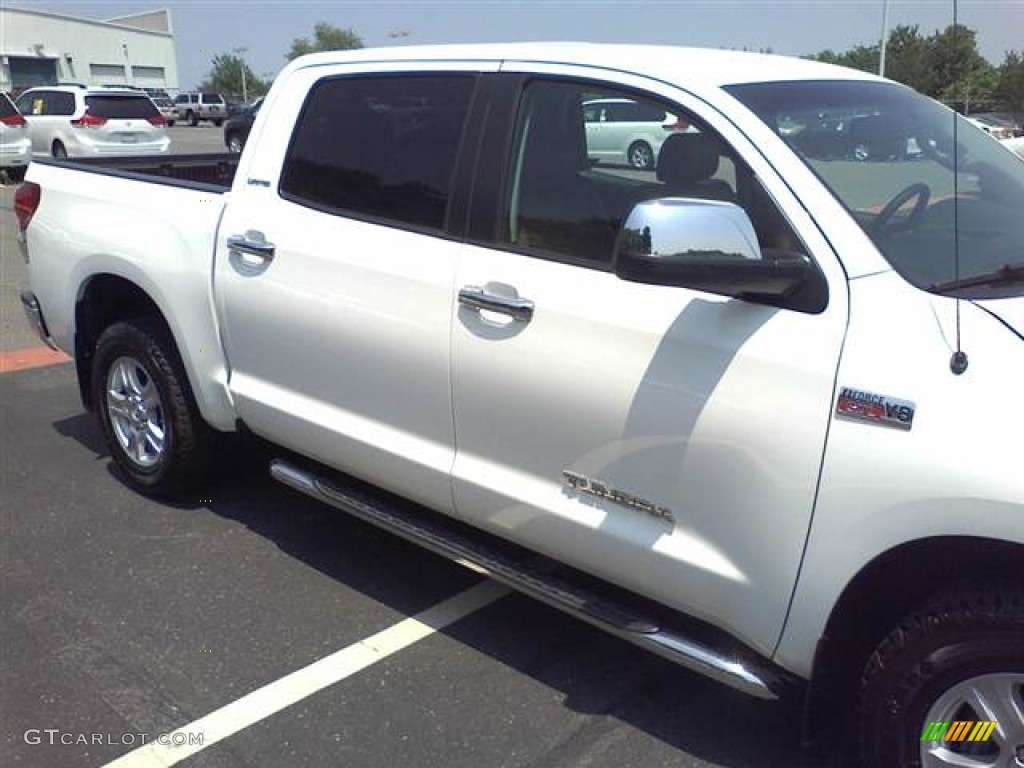 2007 Tundra Limited CrewMax - Super White / Red Rock photo #15