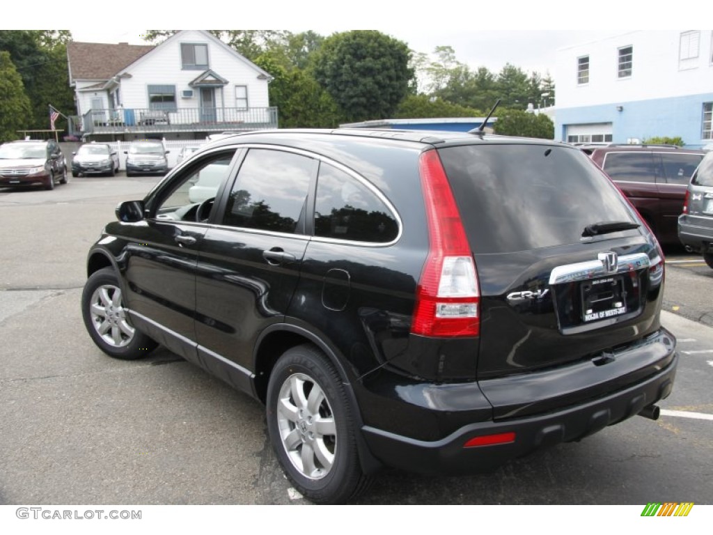 2008 CR-V EX 4WD - Nighthawk Black Pearl / Gray photo #9