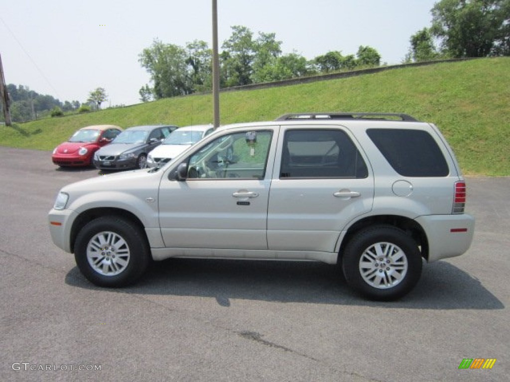 Light Sage Metallic 2007 Mercury Mariner Luxury 4WD Exterior Photo #50454536