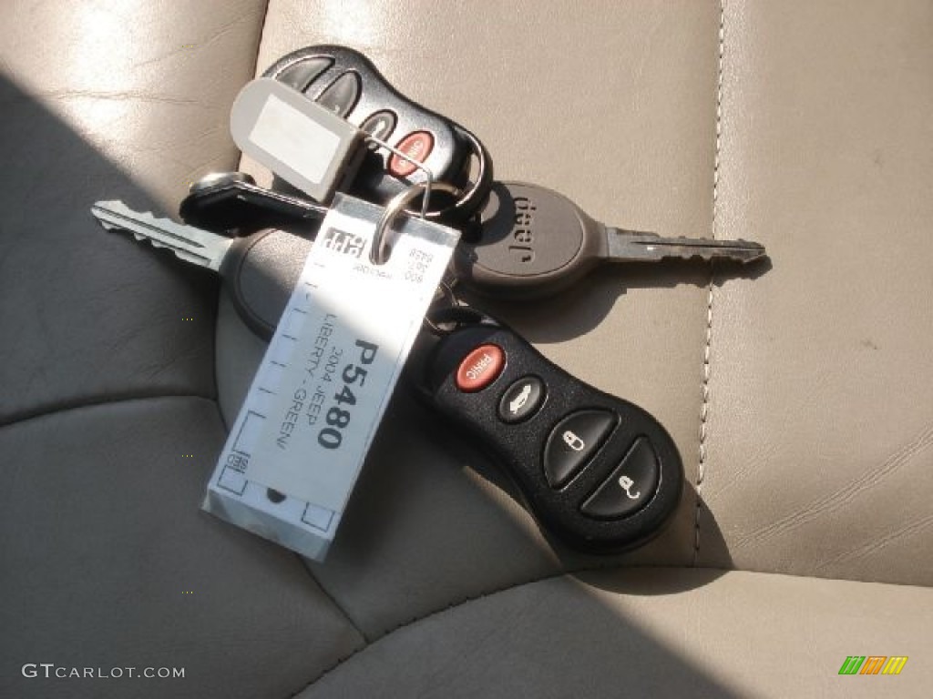 2004 Liberty Limited 4x4 - Timberline Green Pearl / Taupe photo #39