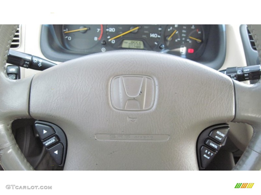 2002 Accord EX V6 Sedan - Taffeta White / Ivory photo #23