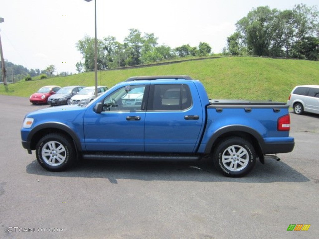 Blue Flame Metallic 2010 Ford Explorer Sport Trac XLT 4x4 Exterior Photo #50455445