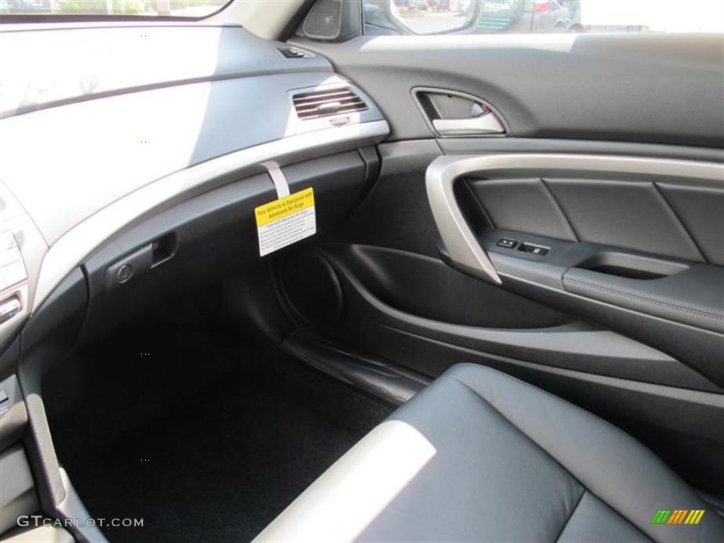 2011 Accord EX-L V6 Coupe - Alabaster Silver Metallic / Black photo #6