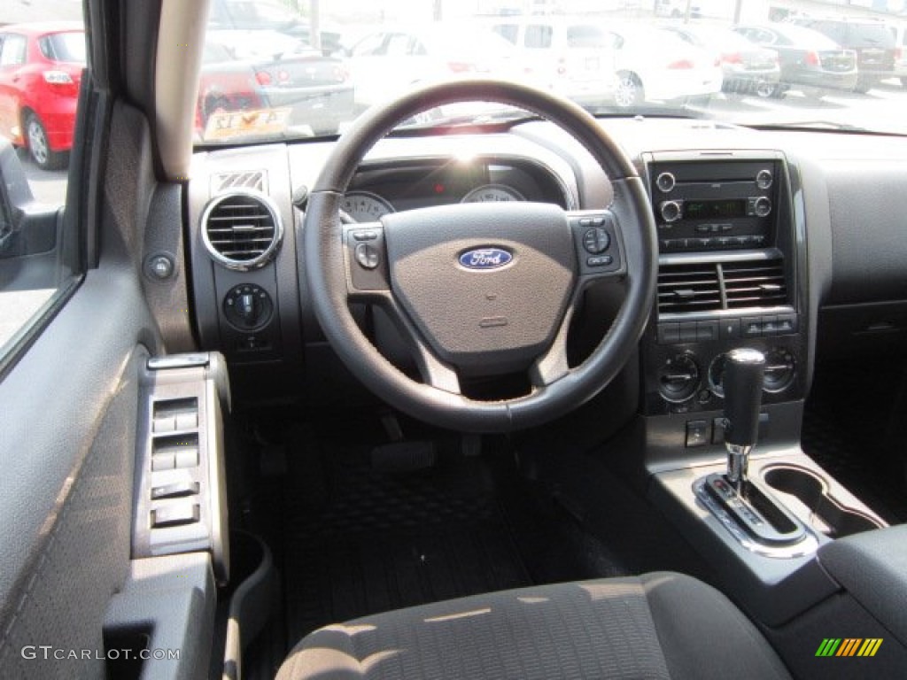 2010 Ford Explorer Sport Trac XLT 4x4 Charcoal Black Dashboard Photo #50455601