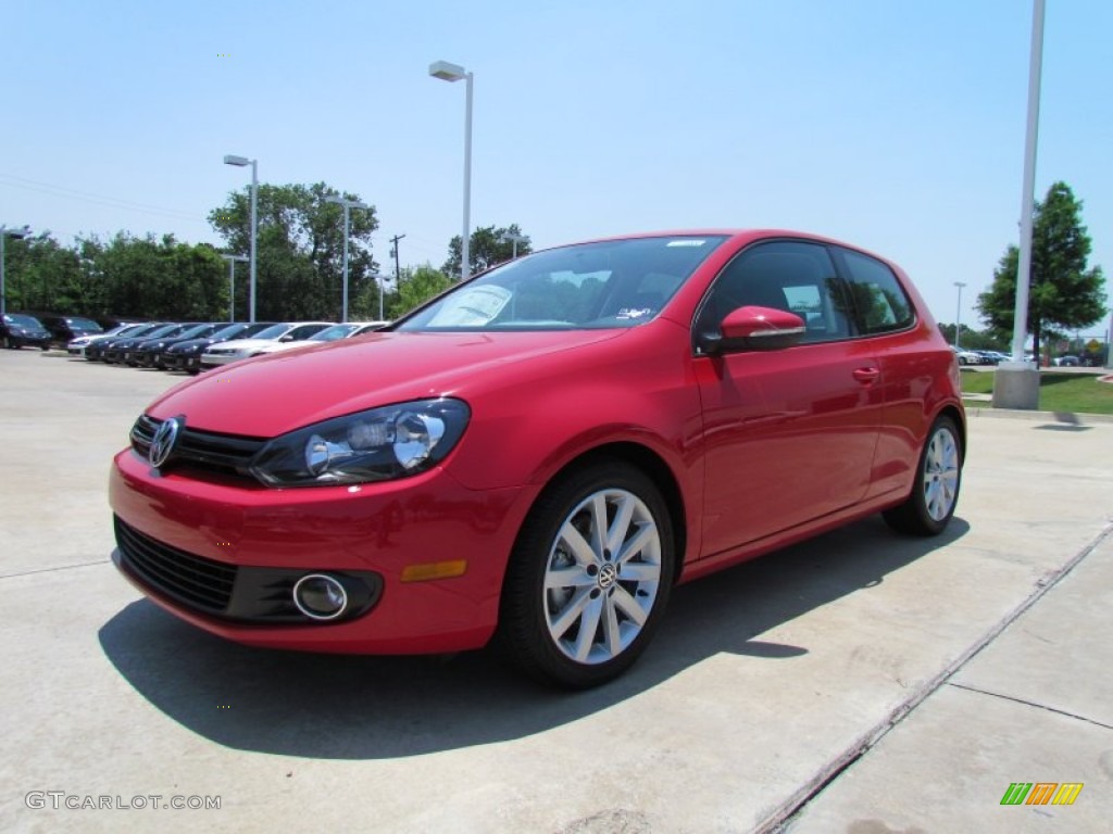 Tornado Red 2011 Volkswagen Golf 2 Door TDI Exterior Photo #50455679