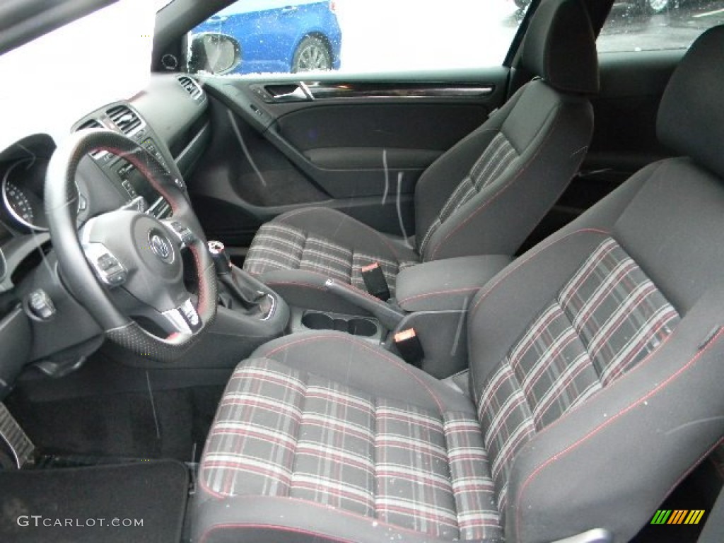 Interlagos Plaid Cloth Interior 2010 Volkswagen GTI 2 Door Photo #50455748