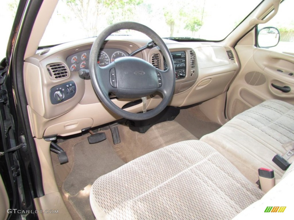 Medium Prairie Tan Interior 1998 Ford F150 Xlt Supercab