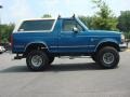  1992 Bronco Custom 4x4 Custom Blue