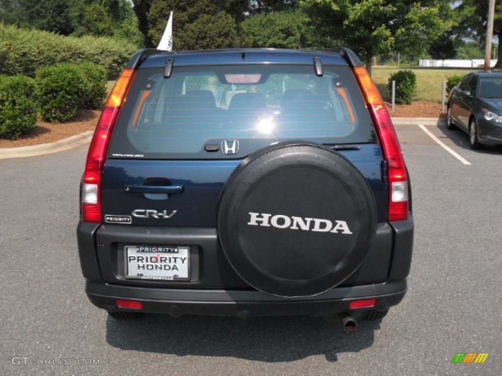 2004 CR-V LX 4WD - Eternal Blue Pearl / Black photo #3