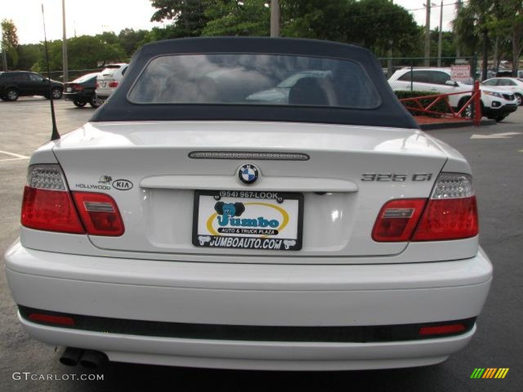 2004 3 Series 325i Convertible - Alpine White / Sand photo #8