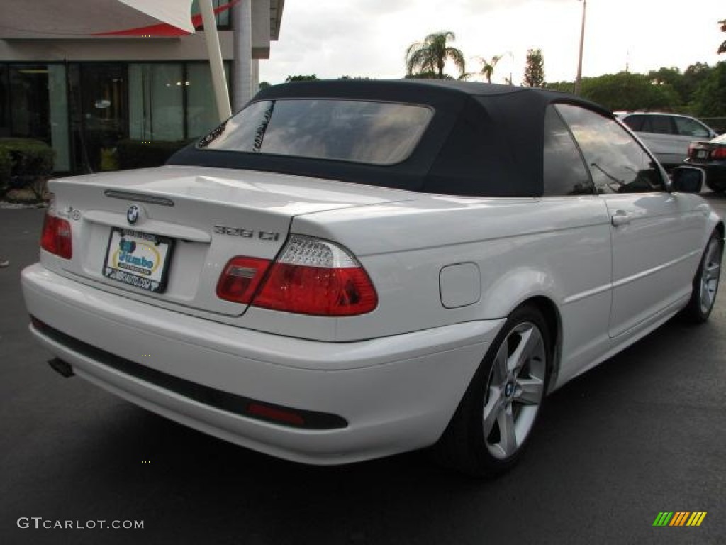 2004 3 Series 325i Convertible - Alpine White / Sand photo #9