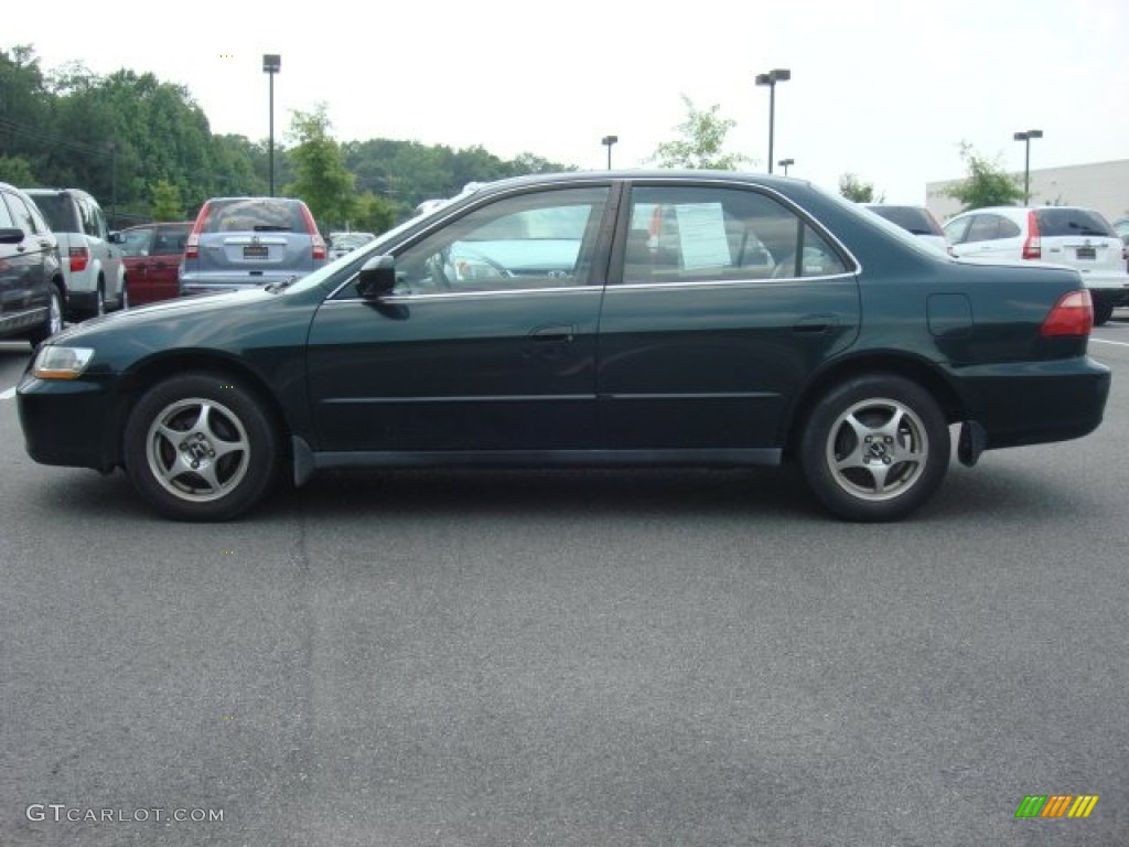 1999 Accord LX Sedan - Dark Emerald Pearl / Gray photo #2