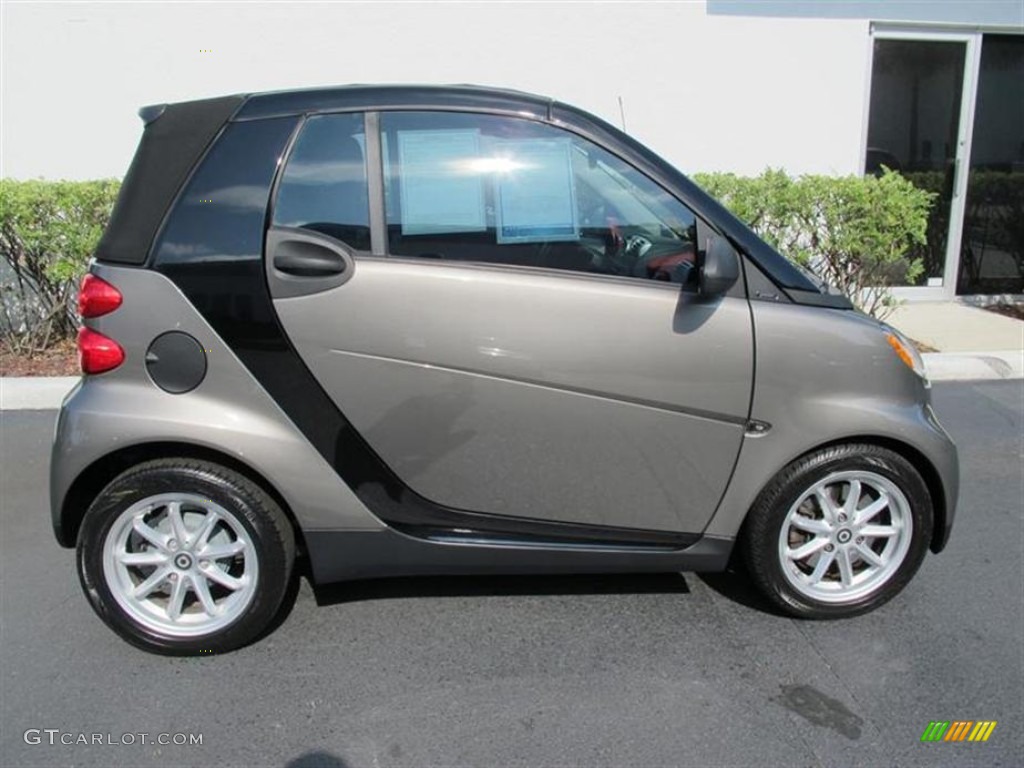 Gray Metallic 2009 Smart fortwo passion cabriolet Exterior Photo #50457638