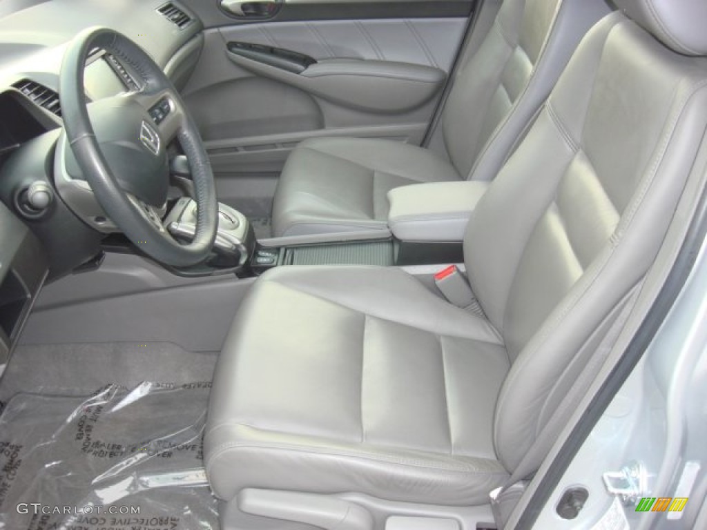 Gray Interior 2008 Honda Civic EX-L Sedan Photo #50458412
