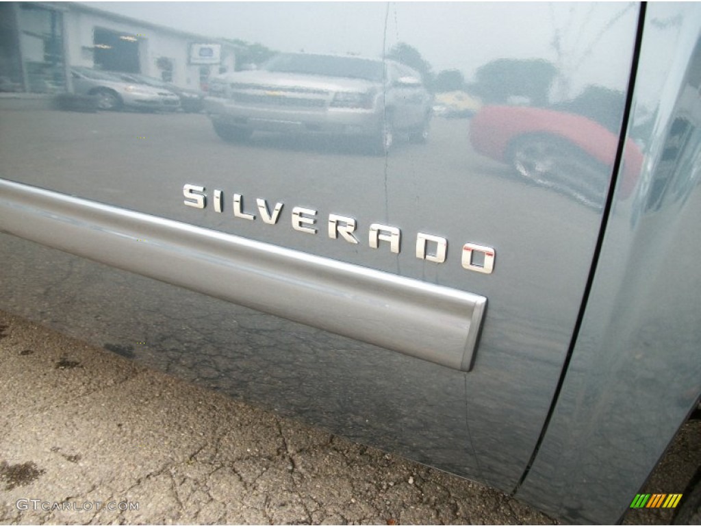 2011 Silverado 1500 LS Extended Cab 4x4 - Blue Granite Metallic / Dark Titanium photo #31