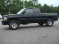 2001 Black Dodge Ram 1500 SLT Club Cab 4x4  photo #2