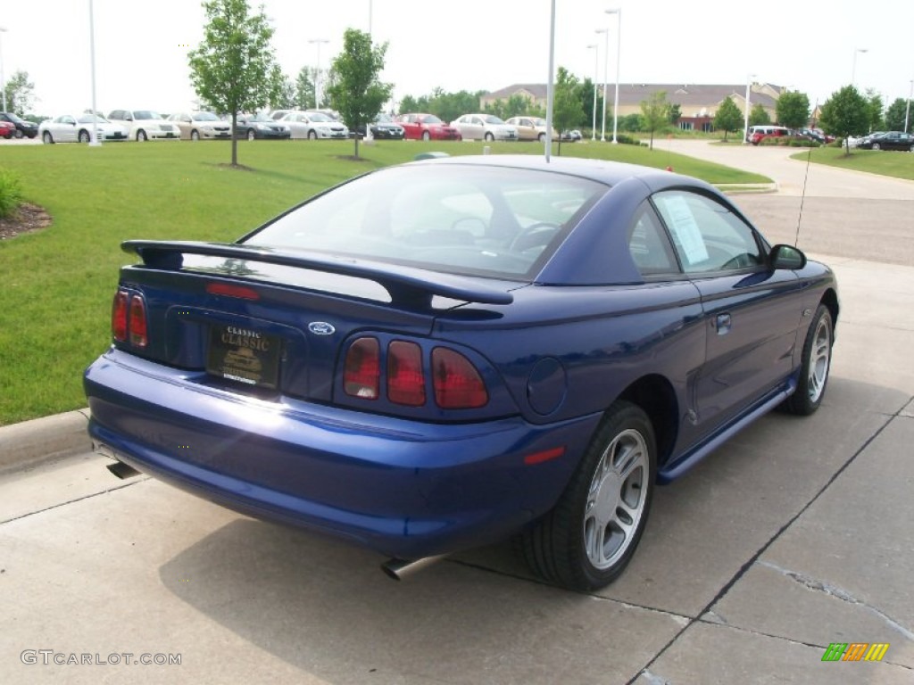 1997 Mustang GT Coupe - Moonlight Blue Metallic / Medium Graphite photo #3