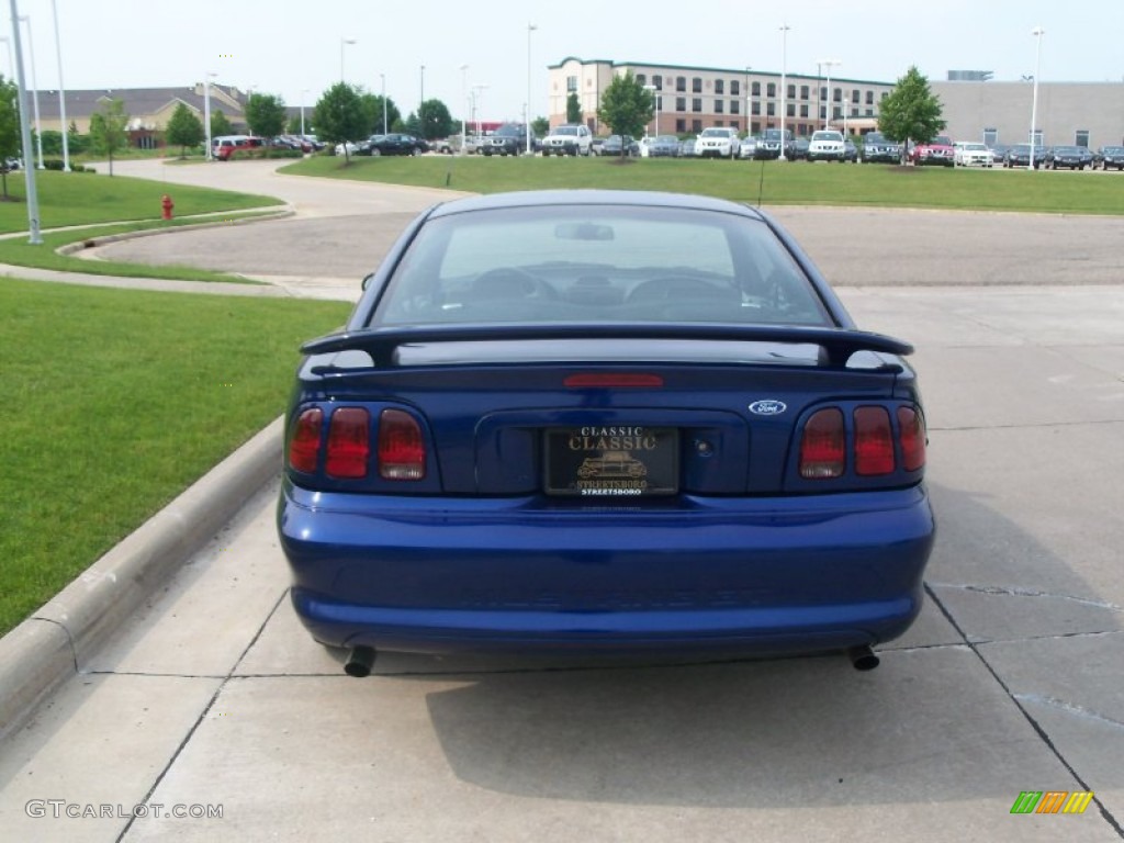 1997 Mustang GT Coupe - Moonlight Blue Metallic / Medium Graphite photo #4
