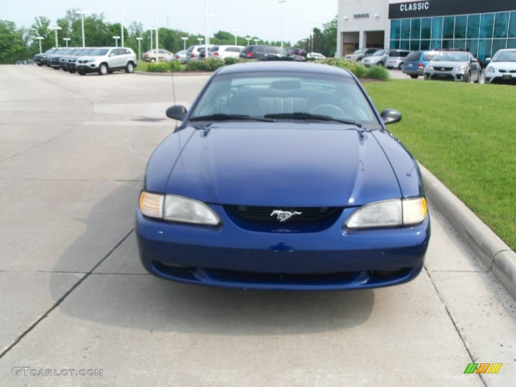 1997 Mustang GT Coupe - Moonlight Blue Metallic / Medium Graphite photo #8
