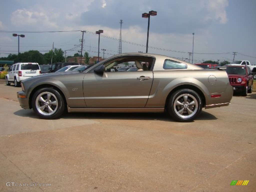 2005 Mustang GT Premium Coupe - Mineral Grey Metallic / Medium Parchment photo #6