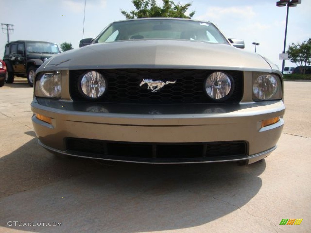 2005 Mustang GT Premium Coupe - Mineral Grey Metallic / Medium Parchment photo #8