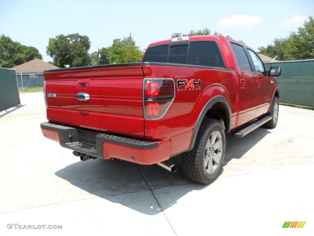 Red Candy Metallic 2011 Ford F150 FX4 SuperCrew 4x4 Exterior Photo #50466668