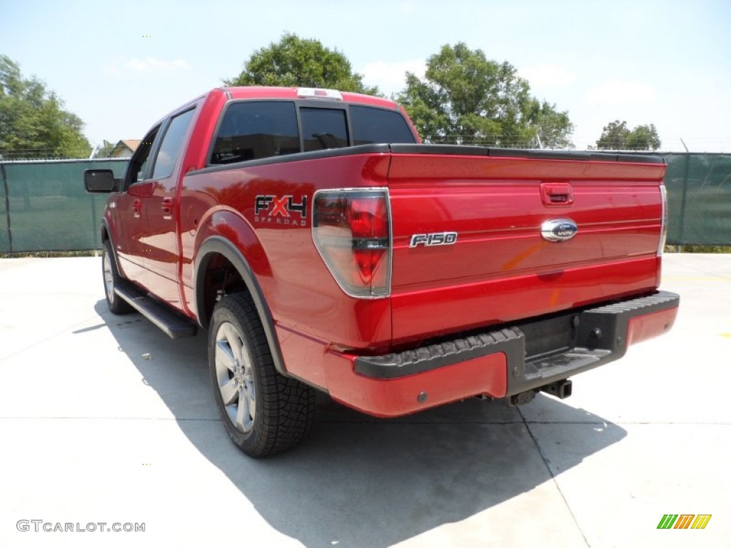 Red Candy Metallic 2011 Ford F150 FX4 SuperCrew 4x4 Exterior Photo #50466703