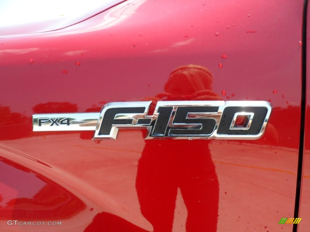 2011 F150 FX4 SuperCrew 4x4 - Red Candy Metallic / Black photo #12