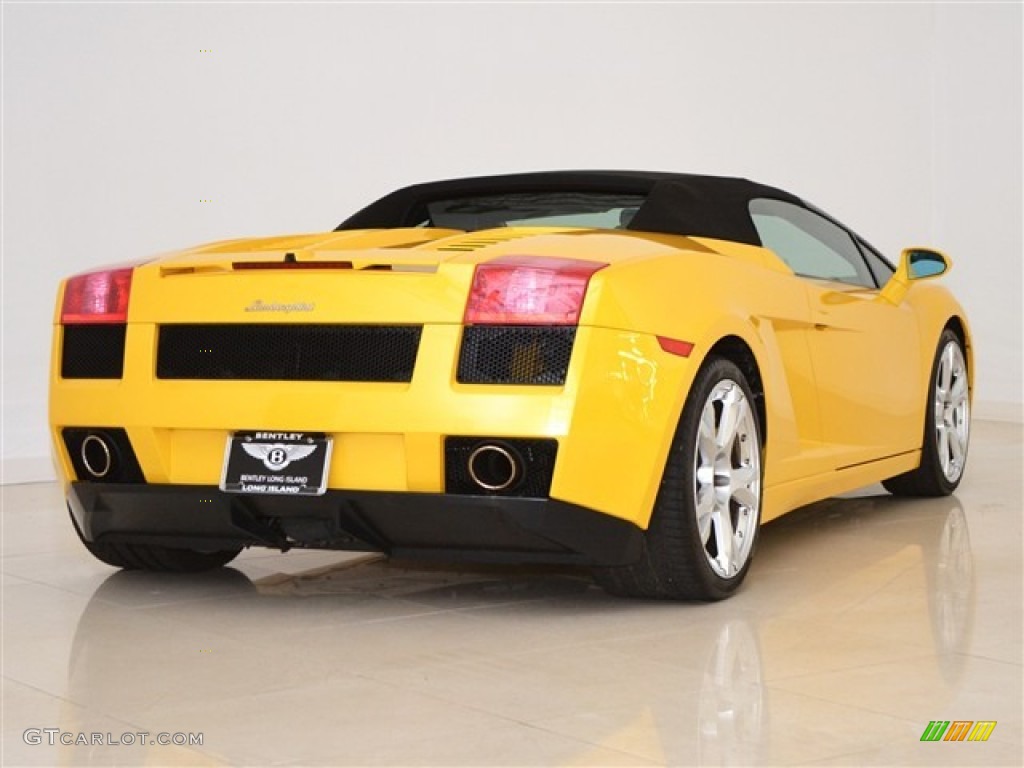 Giallo Midas (Yellow) 2008 Lamborghini Gallardo Spyder E-Gear Exterior Photo #50466856