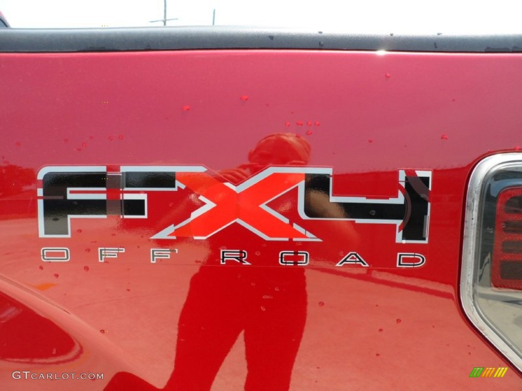 2011 F150 FX4 SuperCrew 4x4 - Red Candy Metallic / Black photo #18