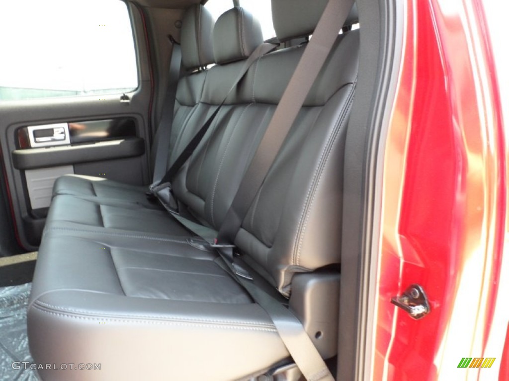 Black Interior 2011 Ford F150 FX4 SuperCrew 4x4 Photo #50466954