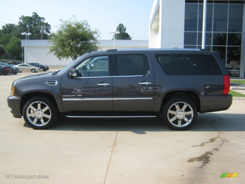 Galaxy Gray Metallic 2011 Cadillac Escalade ESV Luxury AWD Exterior Photo #50467111