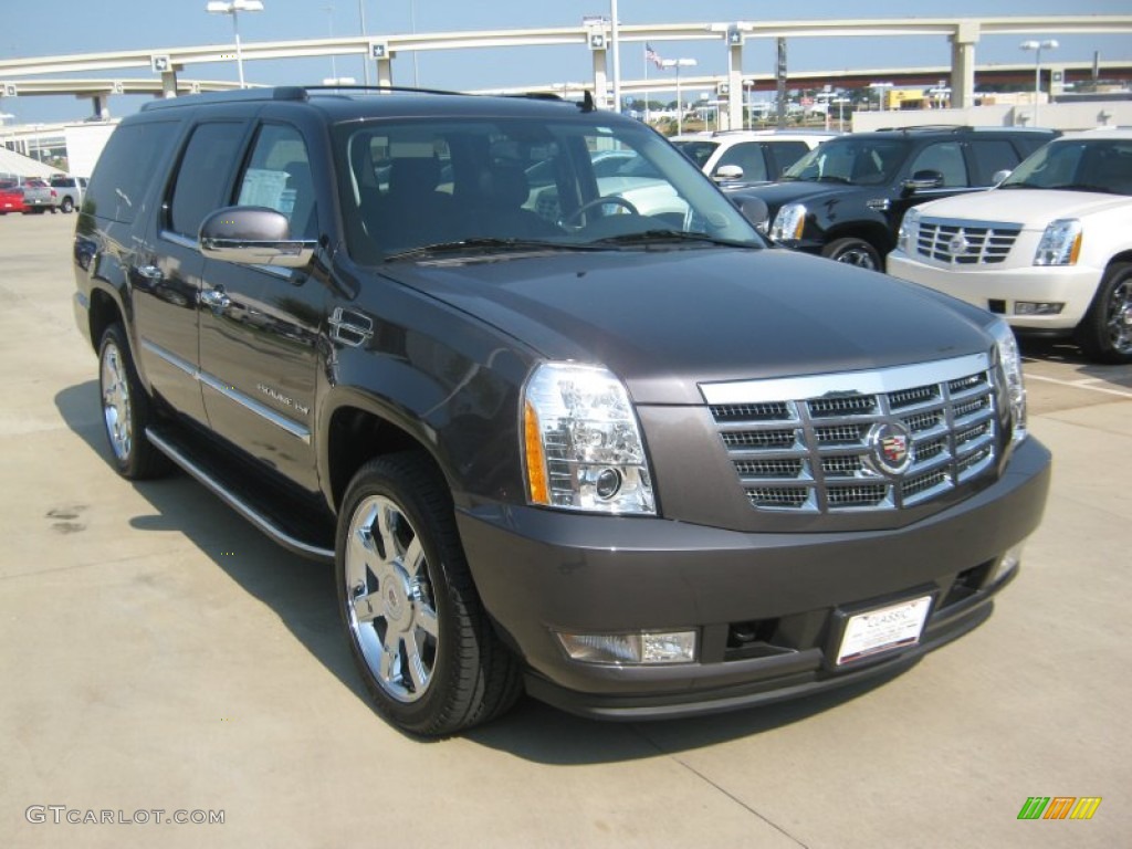 Galaxy Gray Metallic 2011 Cadillac Escalade ESV Luxury AWD Exterior Photo #50467180