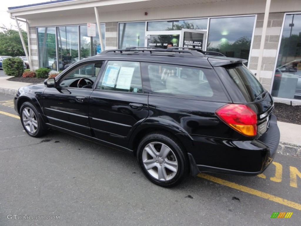 2006 Outback 3.0 R L.L.Bean Edition Wagon - Obsidian Black Pearl / Taupe photo #4