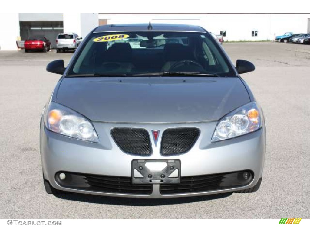 2008 G6 V6 Sedan - Liquid Silver Metallic / Light Taupe photo #2