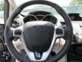 Light Stone/Charcoal Black Cloth Steering Wheel Photo for 2011 Ford Fiesta #50468239