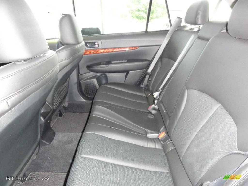 Off Black Interior 2010 Subaru Outback 2.5i Limited Wagon Photo #50468794