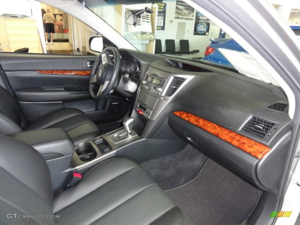 2010 Subaru Outback 2.5i Limited Wagon Off Black Dashboard Photo #50468908
