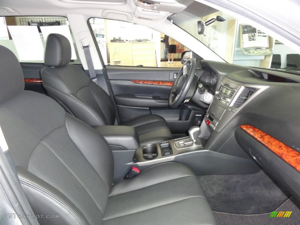 Off Black Interior 2010 Subaru Outback 2.5i Limited Wagon Photo #50468923