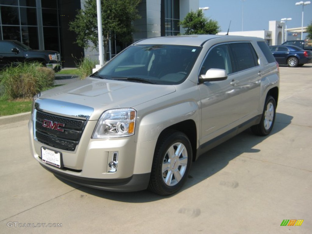 2011 Terrain SLE - Gold Mist Metallic / Jet Black photo #1